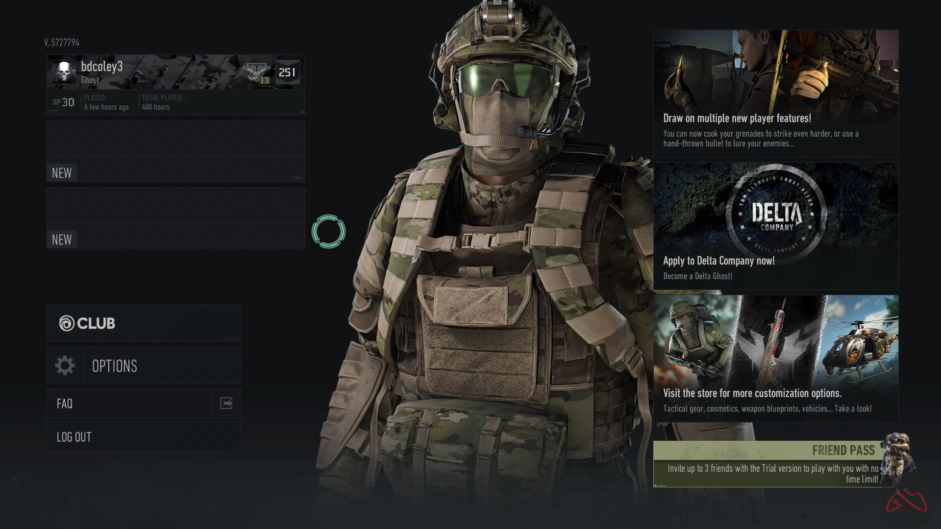 اکانت بازی Ghost Recon Breakpoint استیم