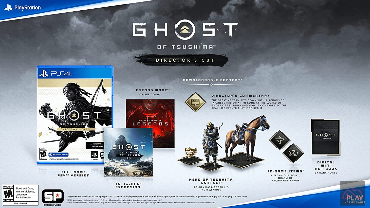 اکانت بازی Ghost of Tsushima director's cut برای PS4 و PS5