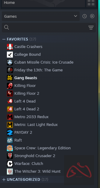 اکانت استیم با 17 بازی پولی
