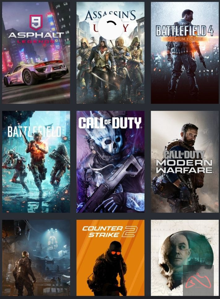 اکانت استیم پر از بازی