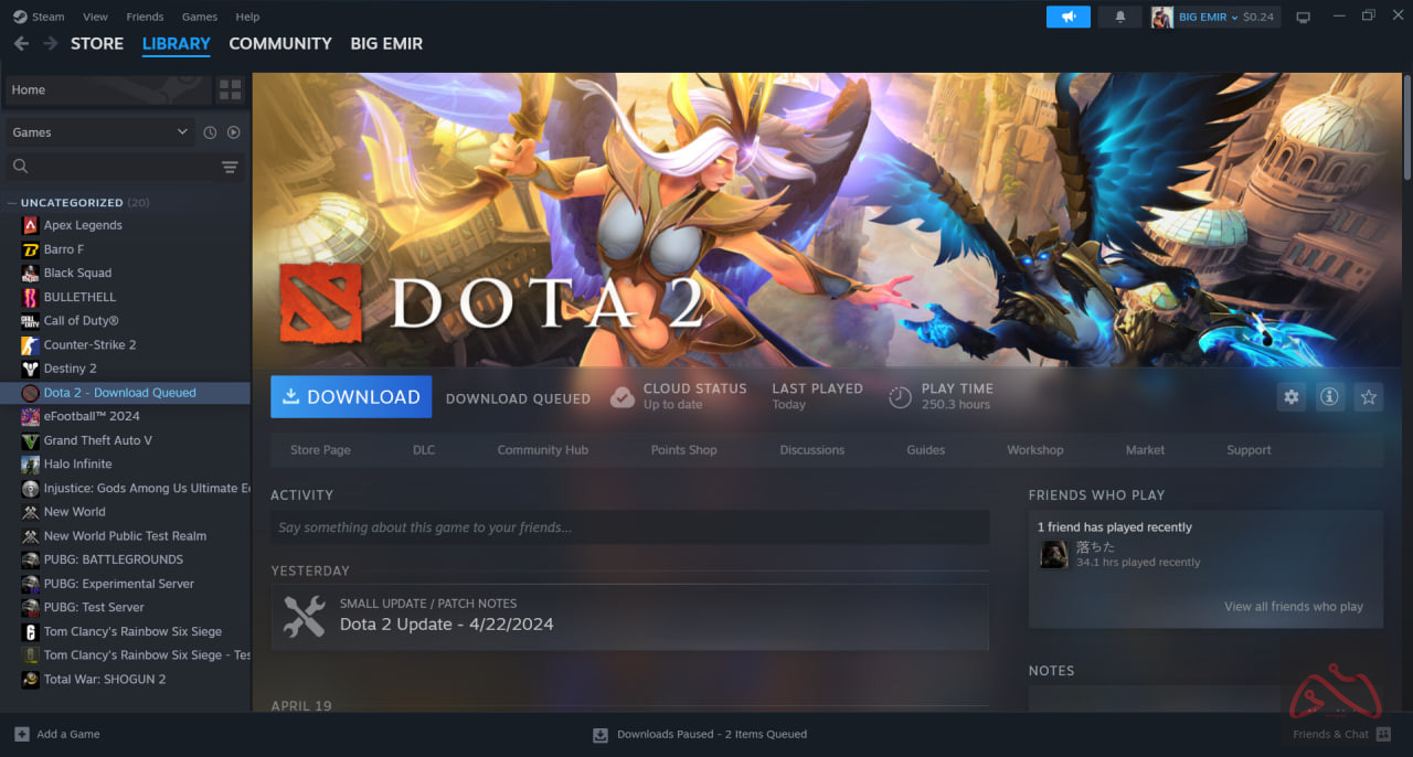 اکانت استیم new world GTA RAinbow DOTA2