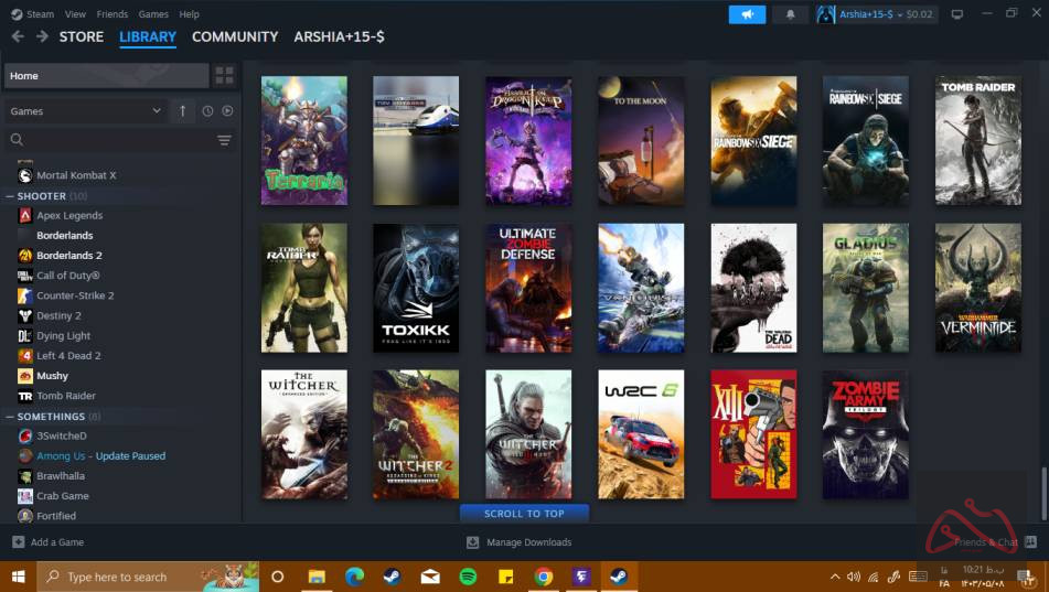 اکانت استیم دارای رینبو سیکس دست نخورده و 100 تا بازی دیگه