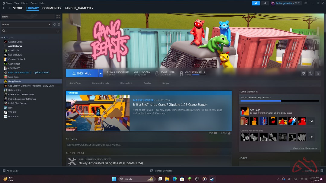 فروش اکانت استیم با محبوب ترین بازی ها