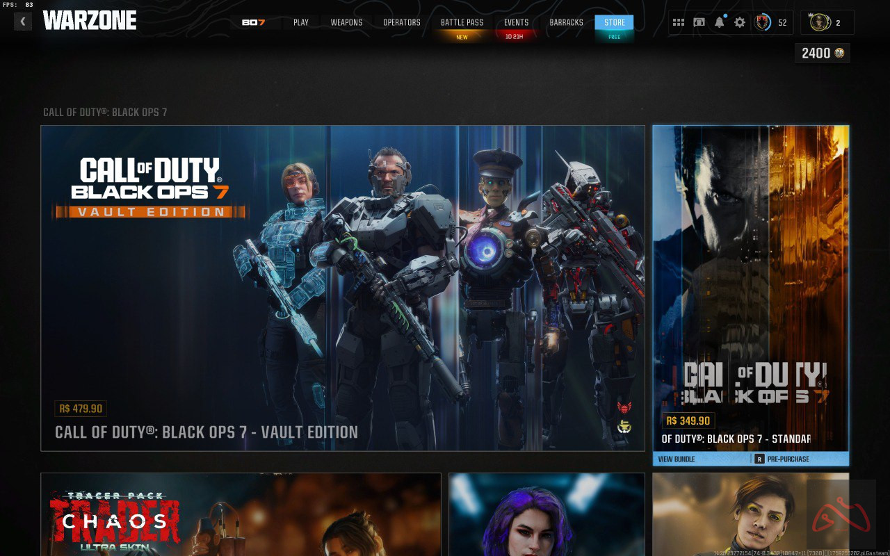 اکانت Black ops 6 vault edition استیم