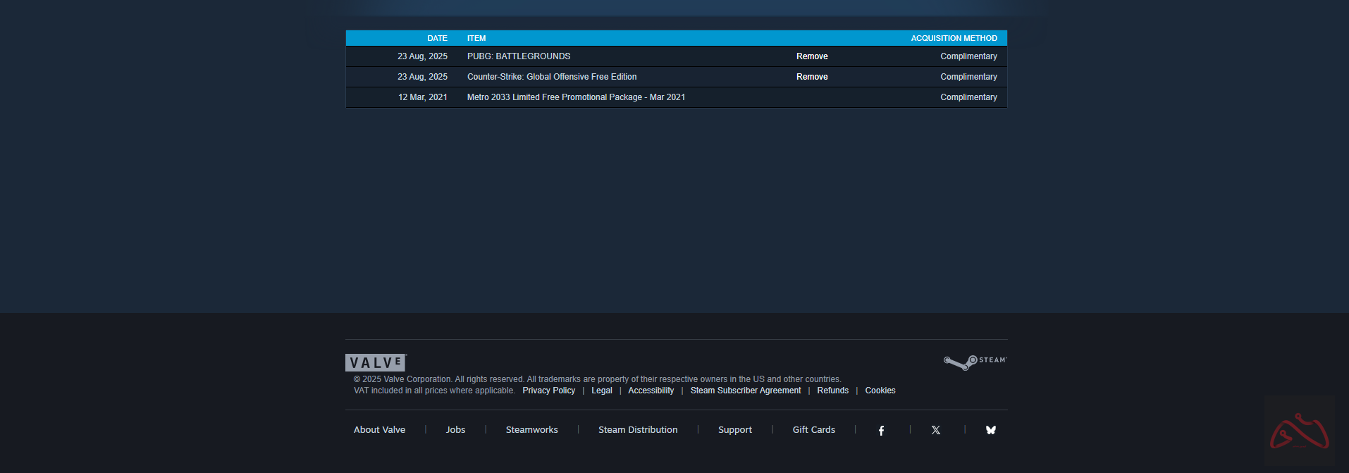 اکانت 17 ساله استیم