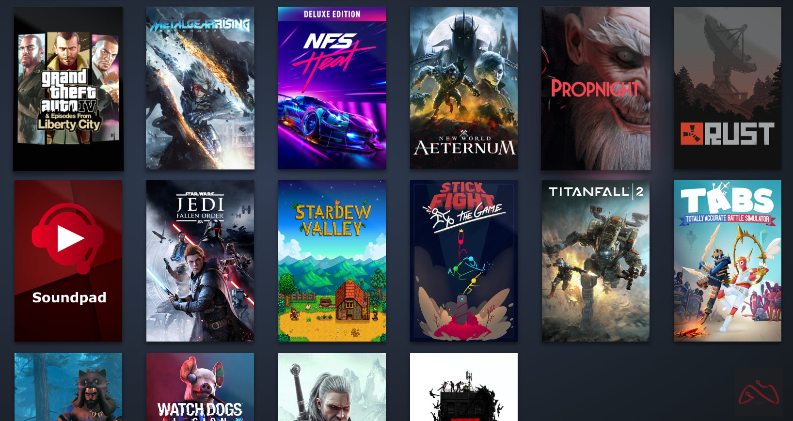 اکانت استیم Rust و...