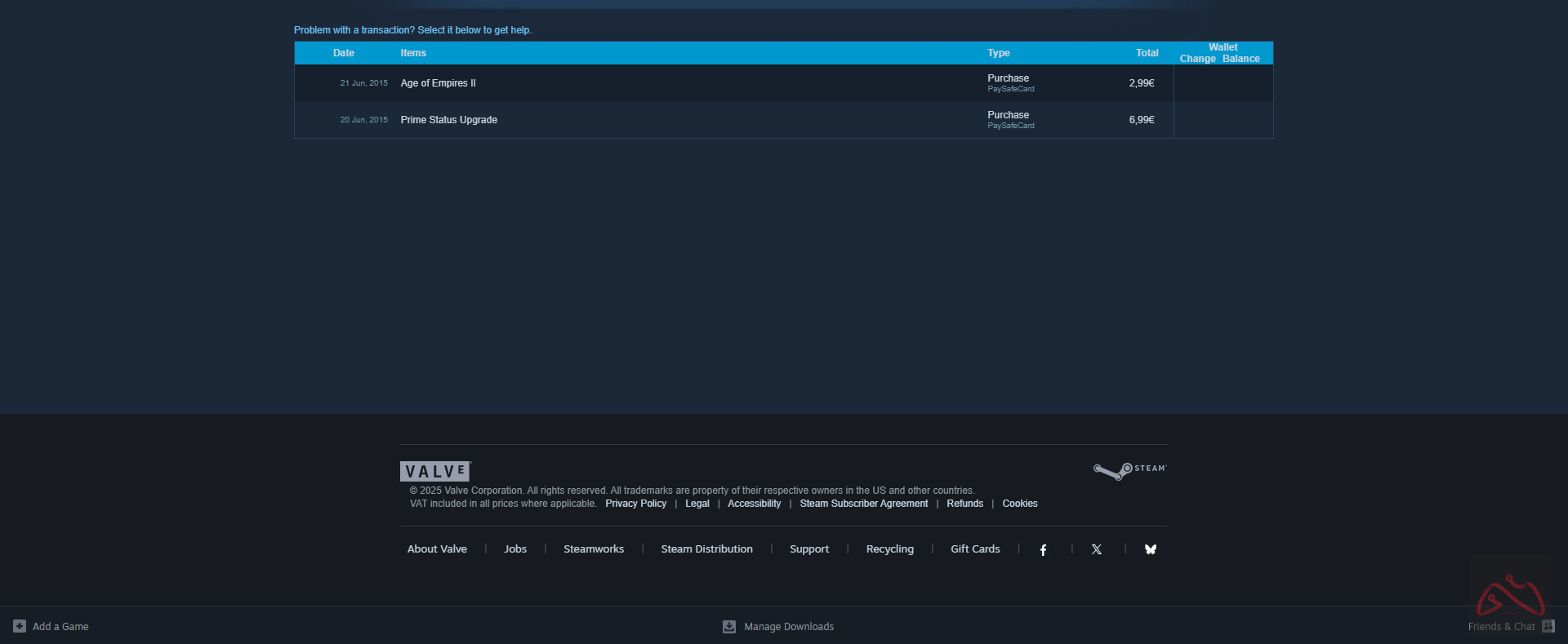 اکانت 10 ساله  استیم cs2 بن