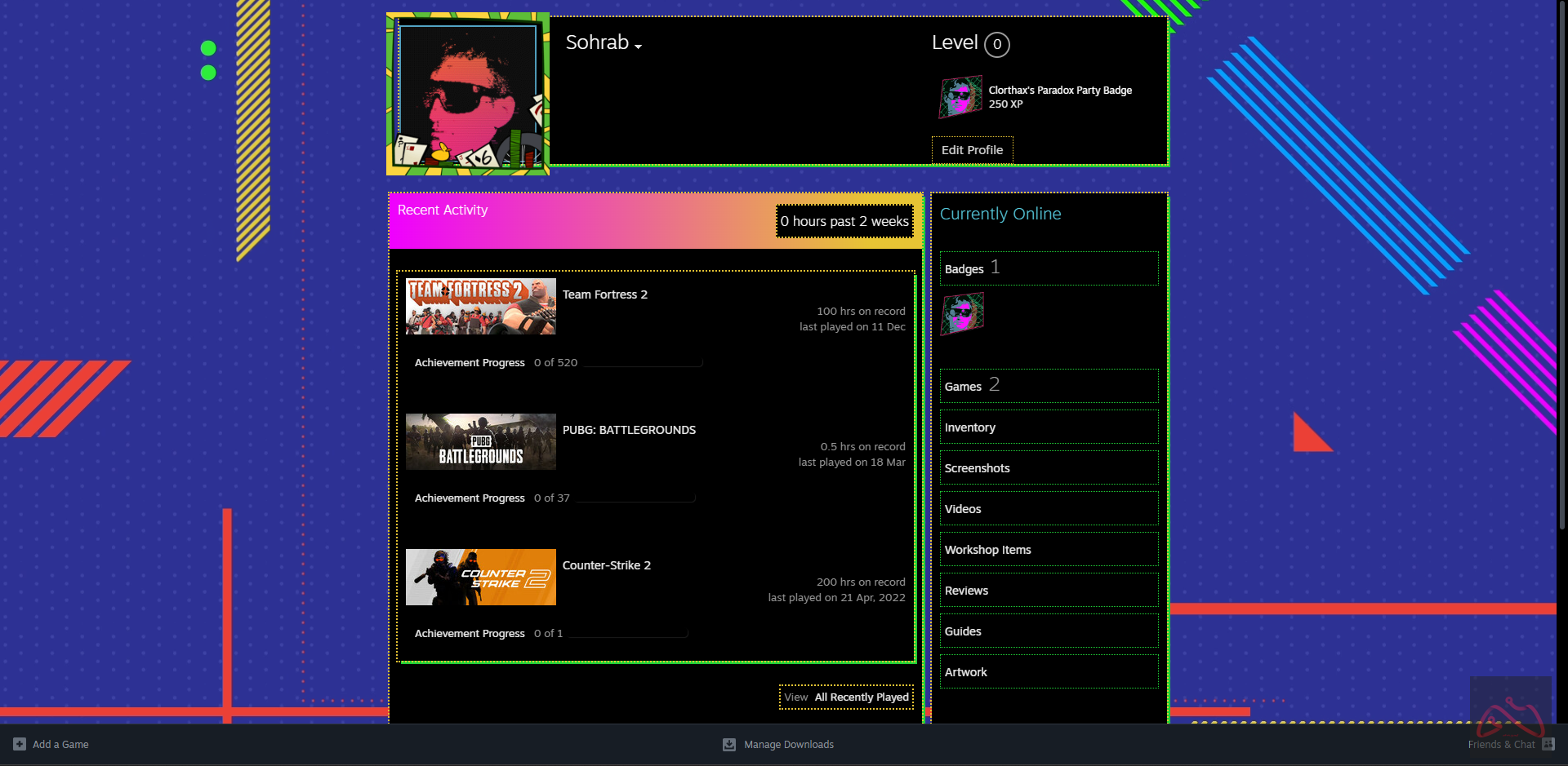 اکانتهای 3 ساله اد فرند بسته مناسب پرایم کردن CS2