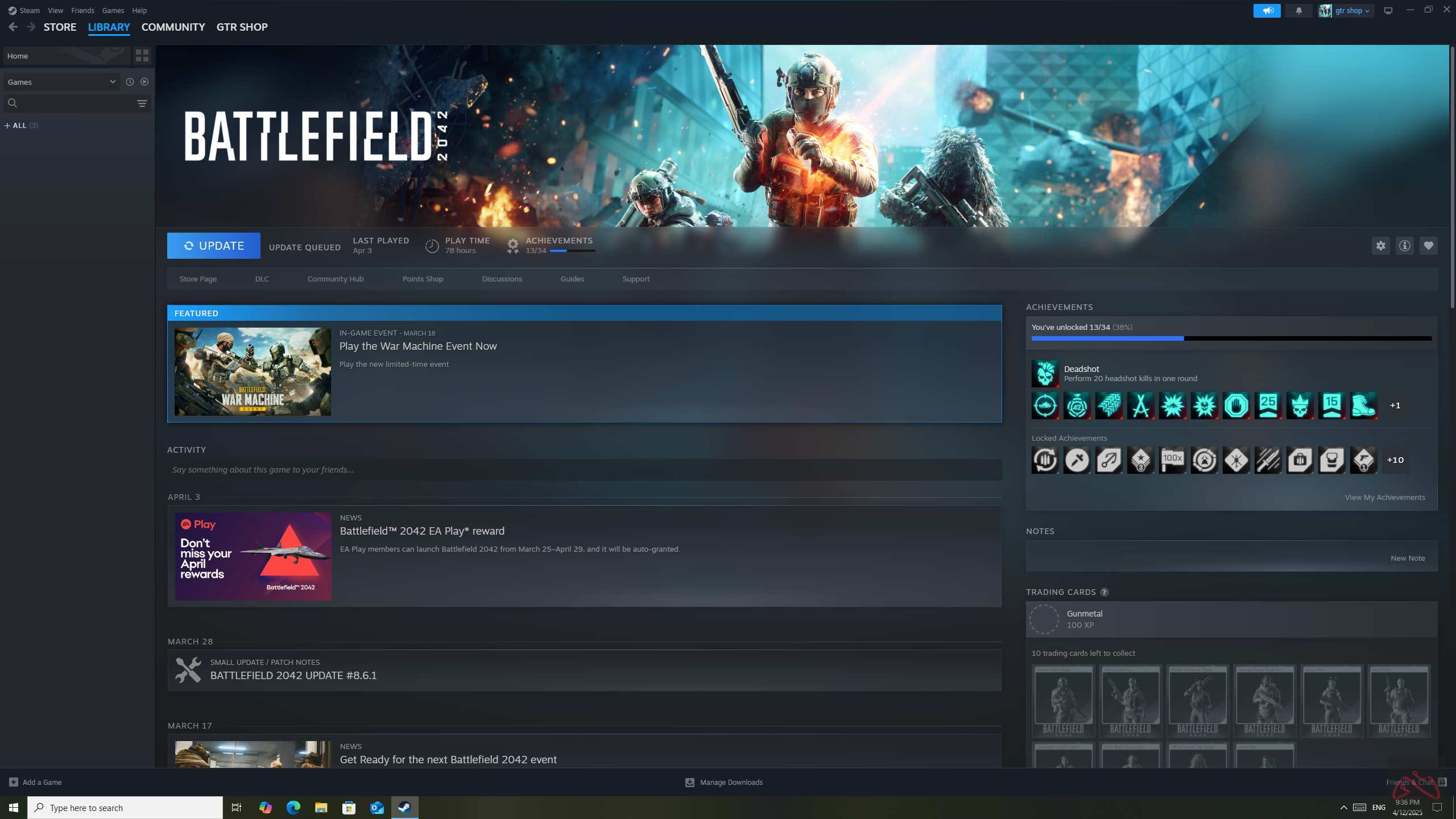 اکانت استیم Battlefield 2042