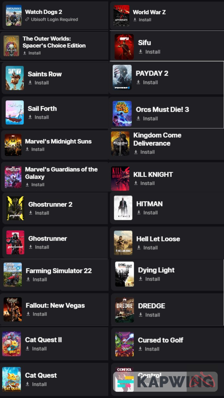 اکانت epic games با بیشتر از 50 تا بازی.