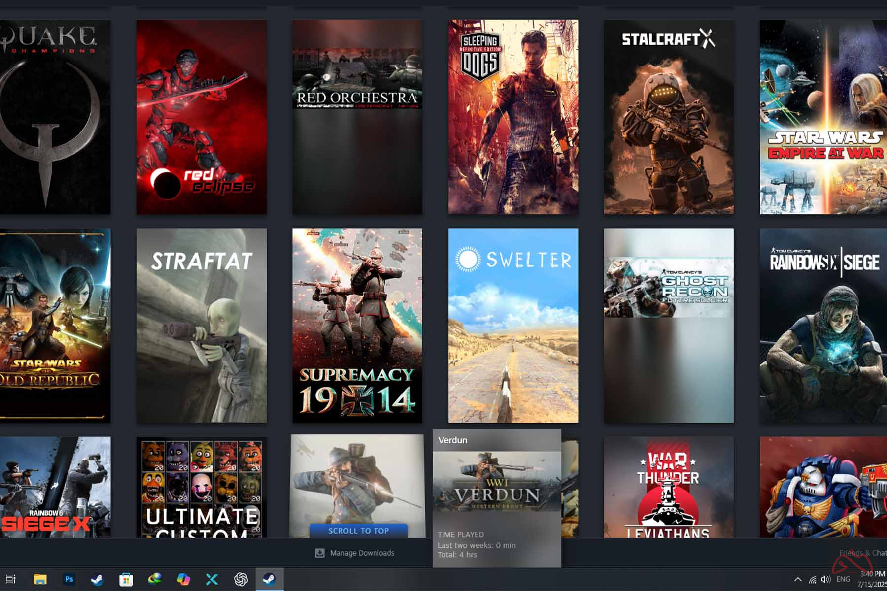 اکانت حرفه ای استیم