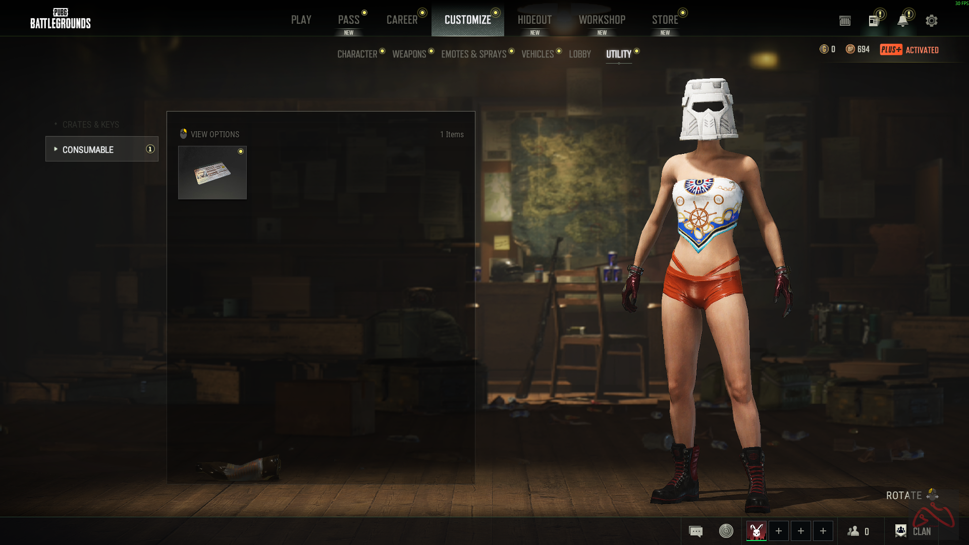 اکانت استیم 15 سال پابجی پلاس دارای دو گان AUG