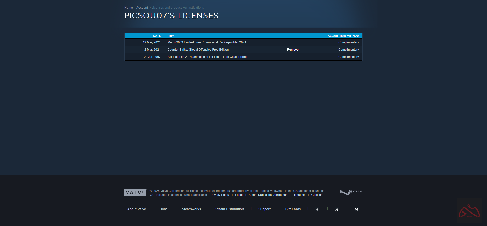 اکانت 18 ساله استیم مناسب پرایم کردن کانتر استرایک 2