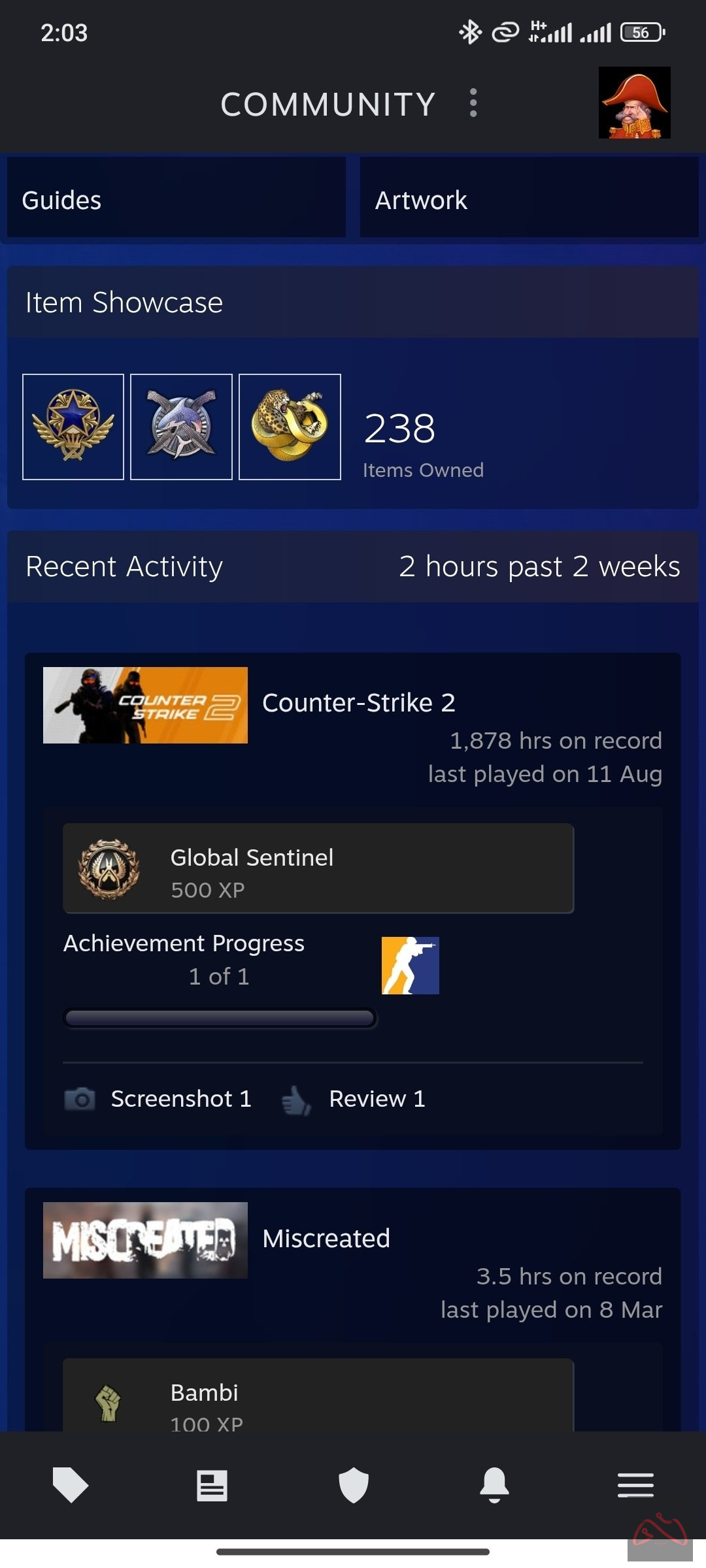 اکانت استیم Cs2