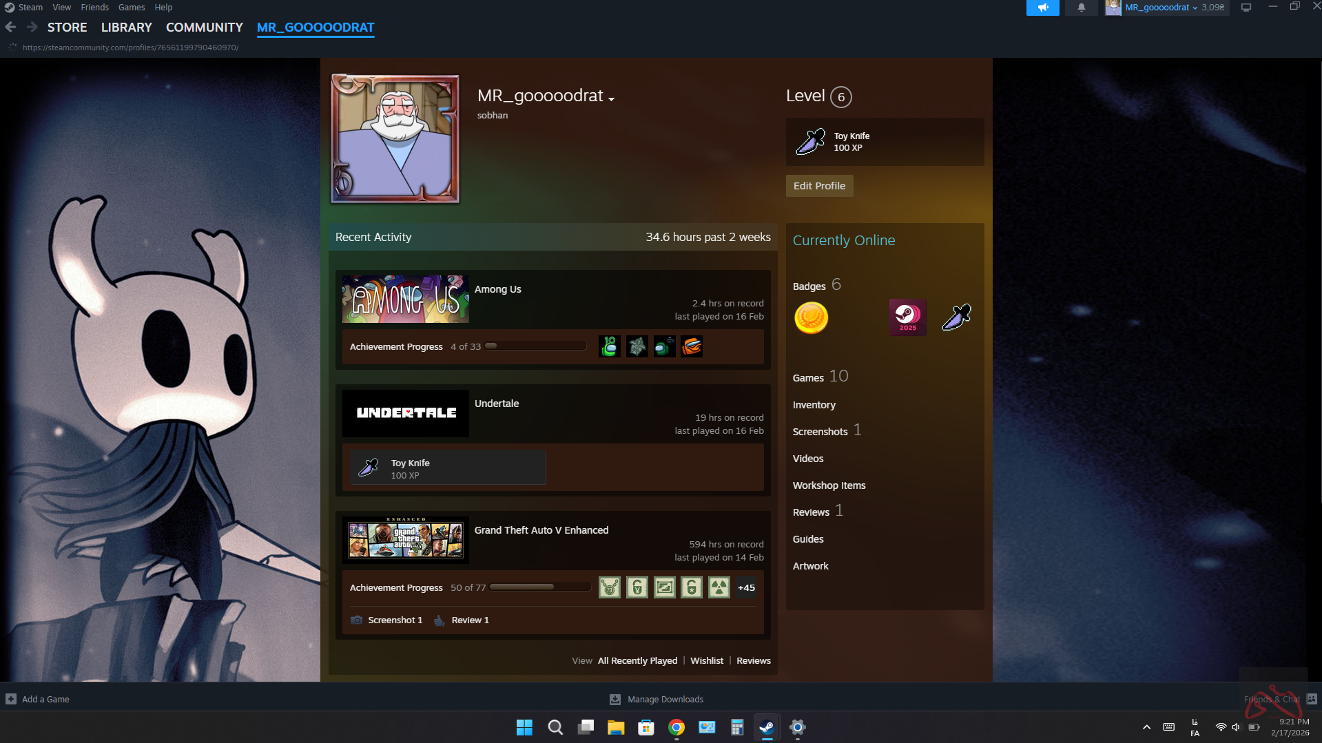 اکانت استیم جی تی ای وی