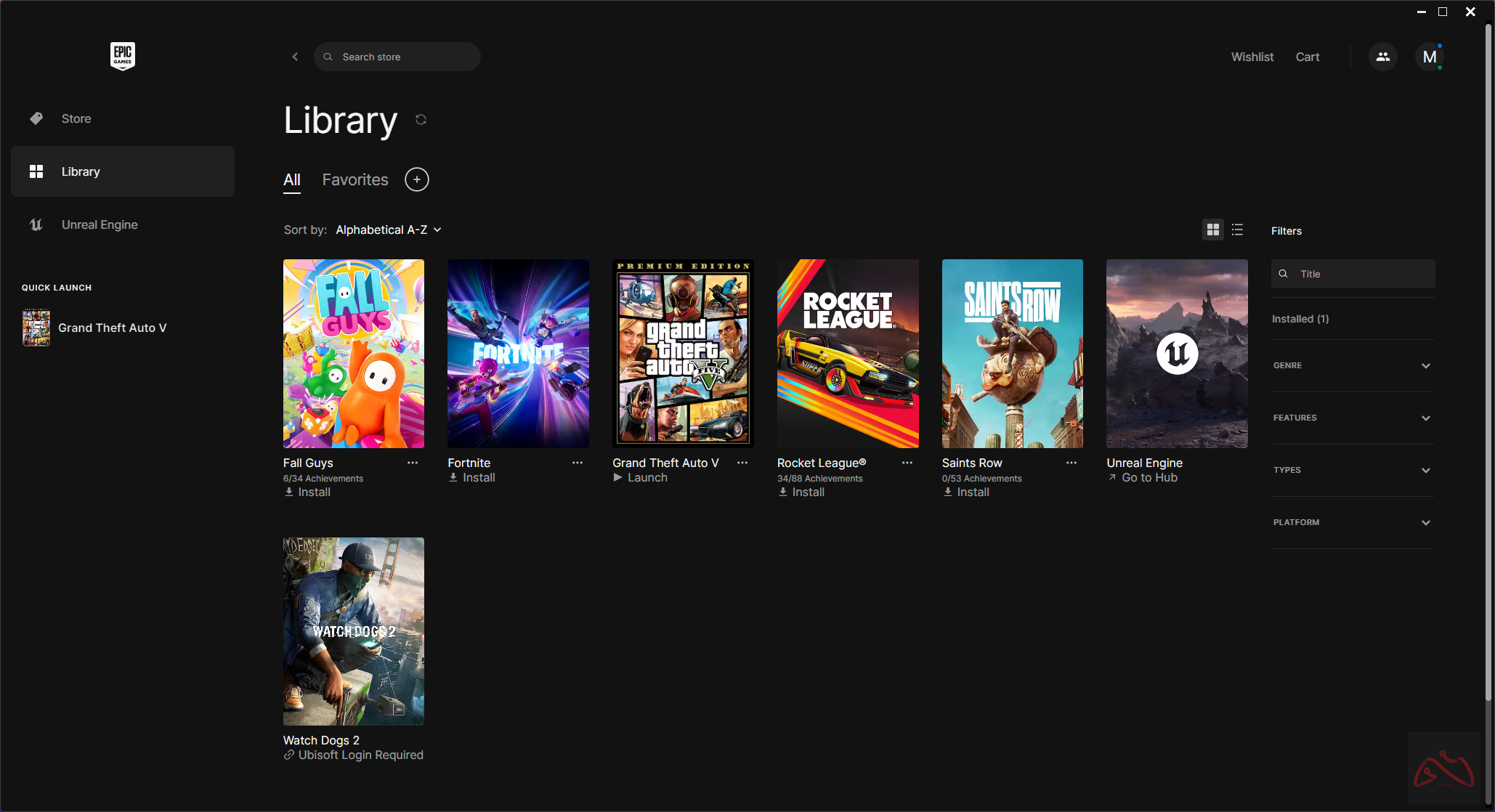 اکانت اپیک گیمز Gta v Premium و 6 بازی دیگر!