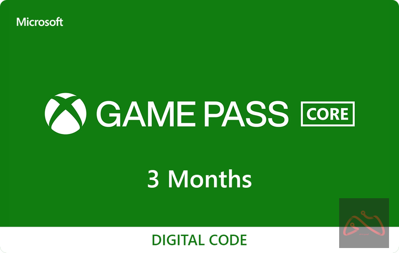 گیفت 3 ماهه ایکس باکس گلد Xbox Live Game Pass Core 3 Months