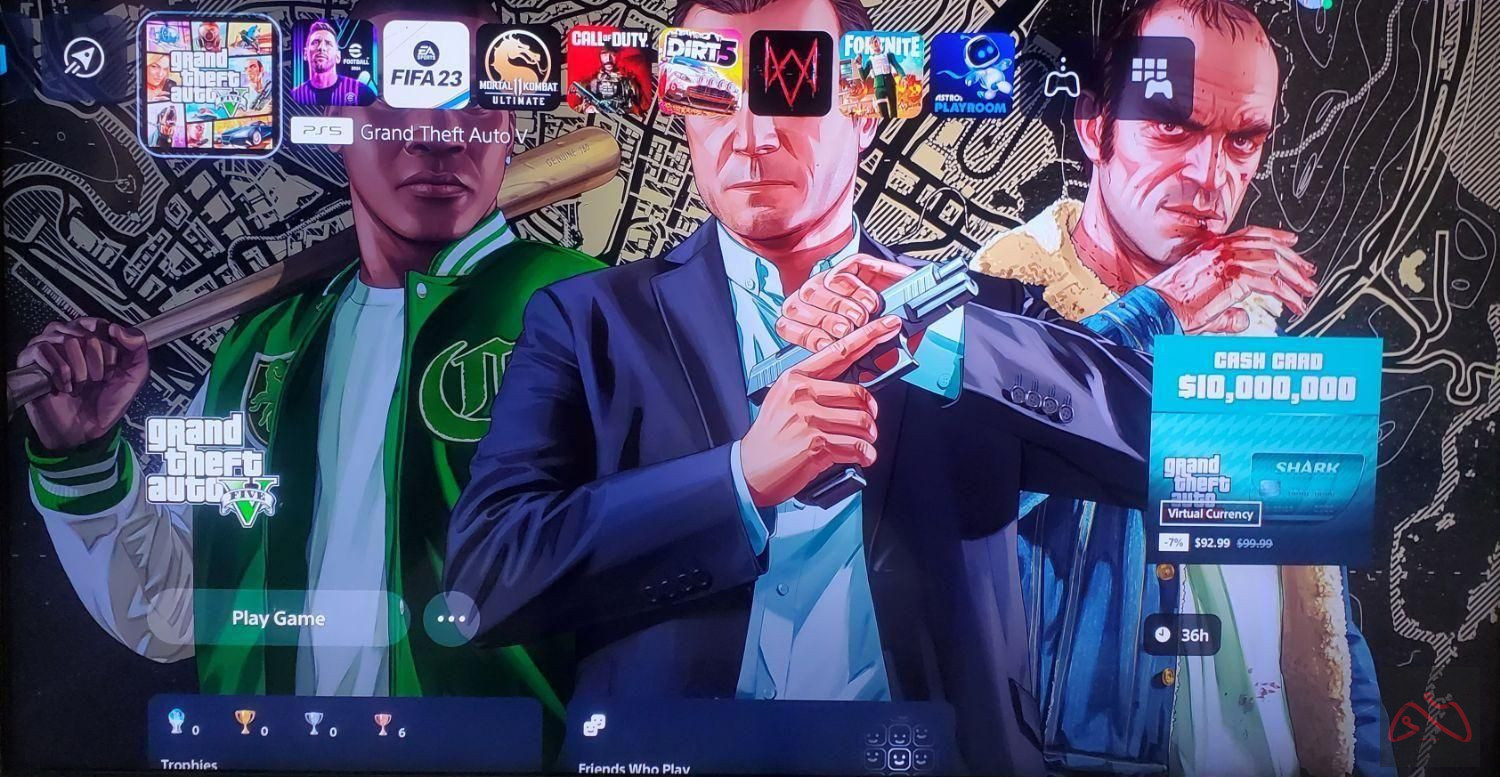 اکانت شخصی ps5 شامل ۱۰ بازی (ظرفیت کامل)(دو۲و سه۳)