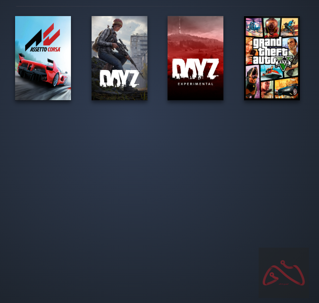 اکانت استیم ( GTA V . DAYZ . ASEETO CORSA )