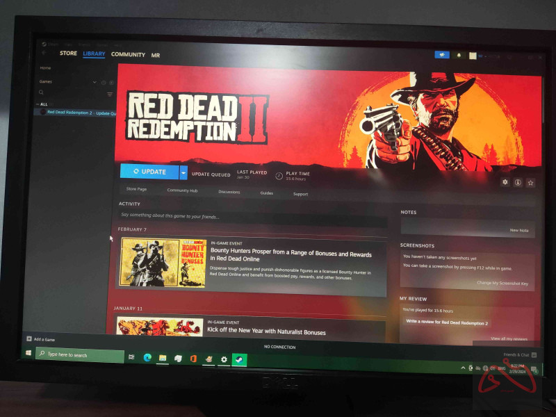 اکانت استیم بازی ردد ۲