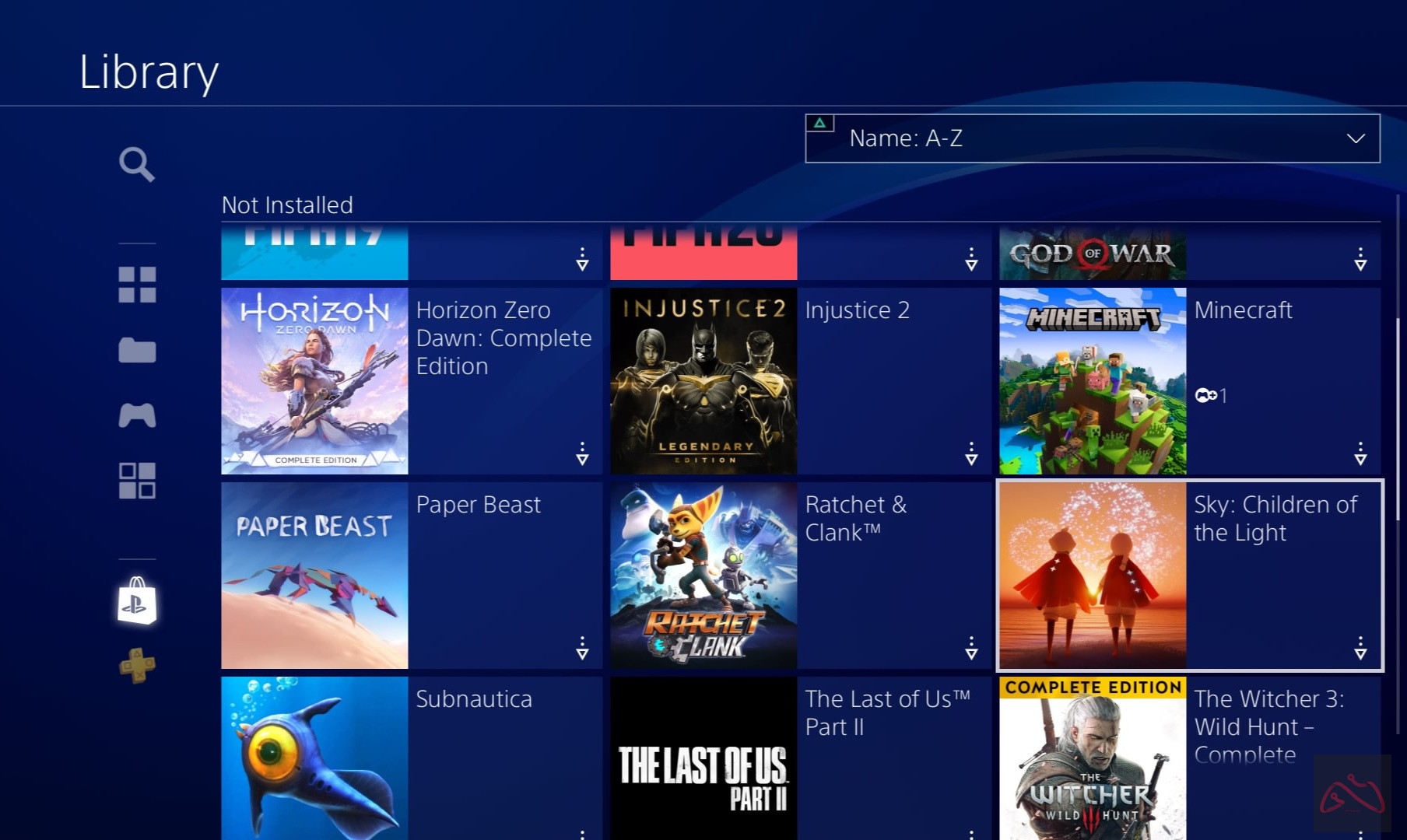 اکانت شخصی PS4 (ظرفیت کامل) با ۱۵ بازی