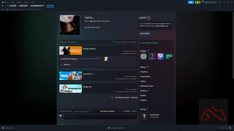 اکانت استیم CS2 Prime