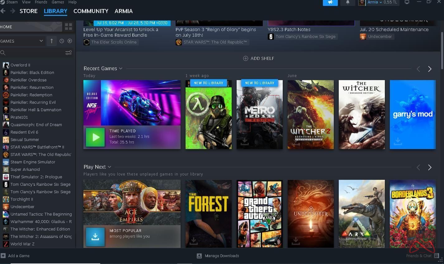اکانت استیم GTA V و Fallout 76 کلی بازی دیگر