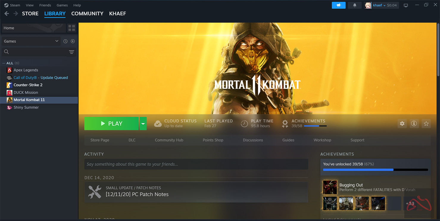اکانت استیم بازی Mortal Kombat 11 Ultimate Edition