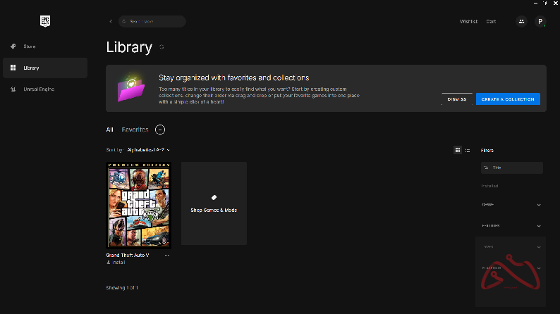 اکانت اپیک گیمز GTA V اورجینال