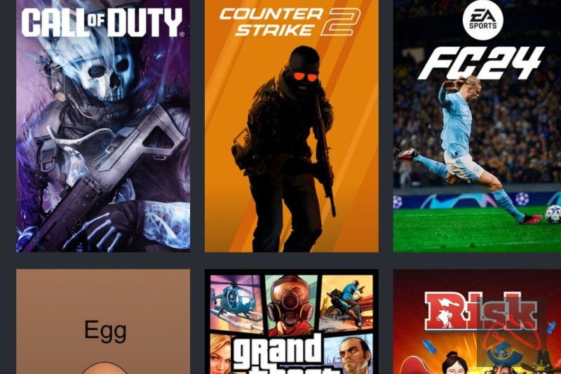 اکانت استیم GTA V و کالاف دیوتی و 2 بازی دیگر