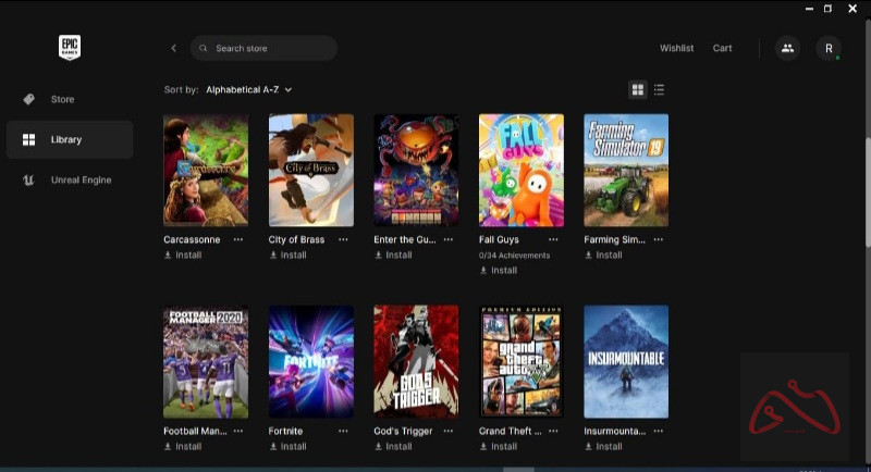 اکانت اپیک گیمز GTA V و کلی بازی دیگه
