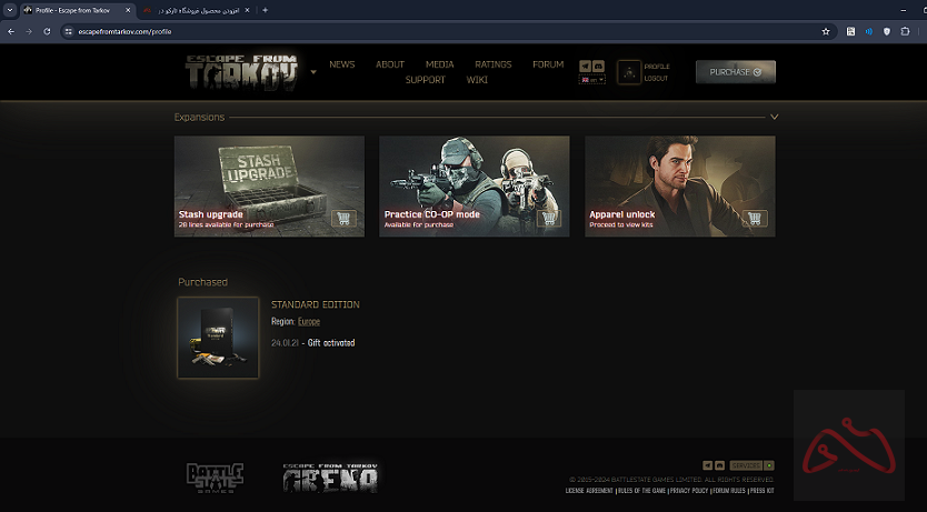 اکانت Escape From Tarkov تارکو اورجینال