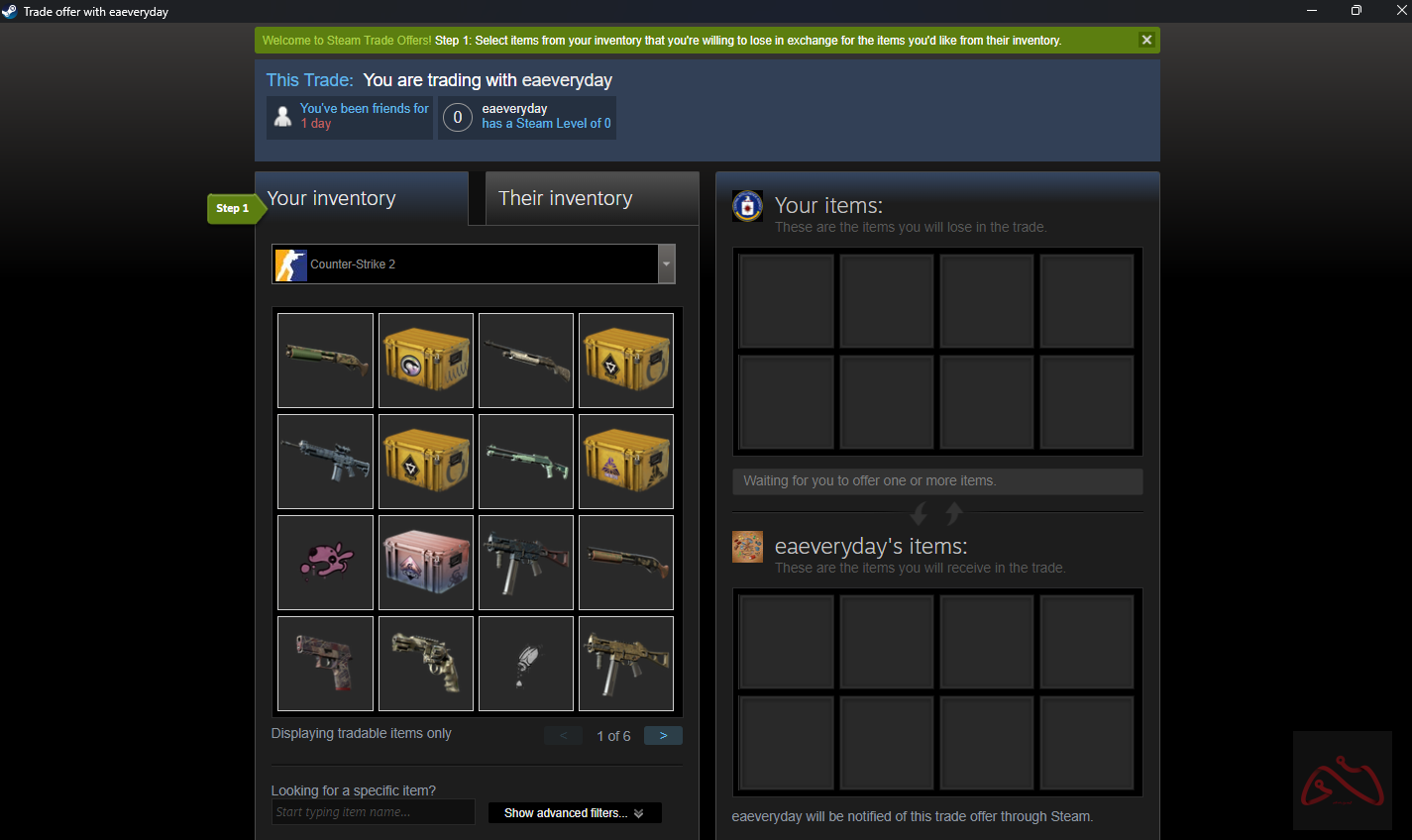 اکانت استیم کانتر