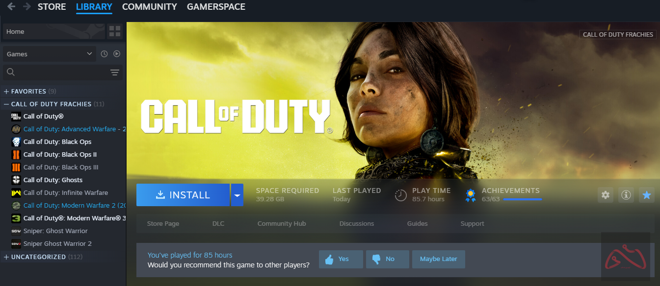 اکانت استیم فول گیم(Call Of Duty)