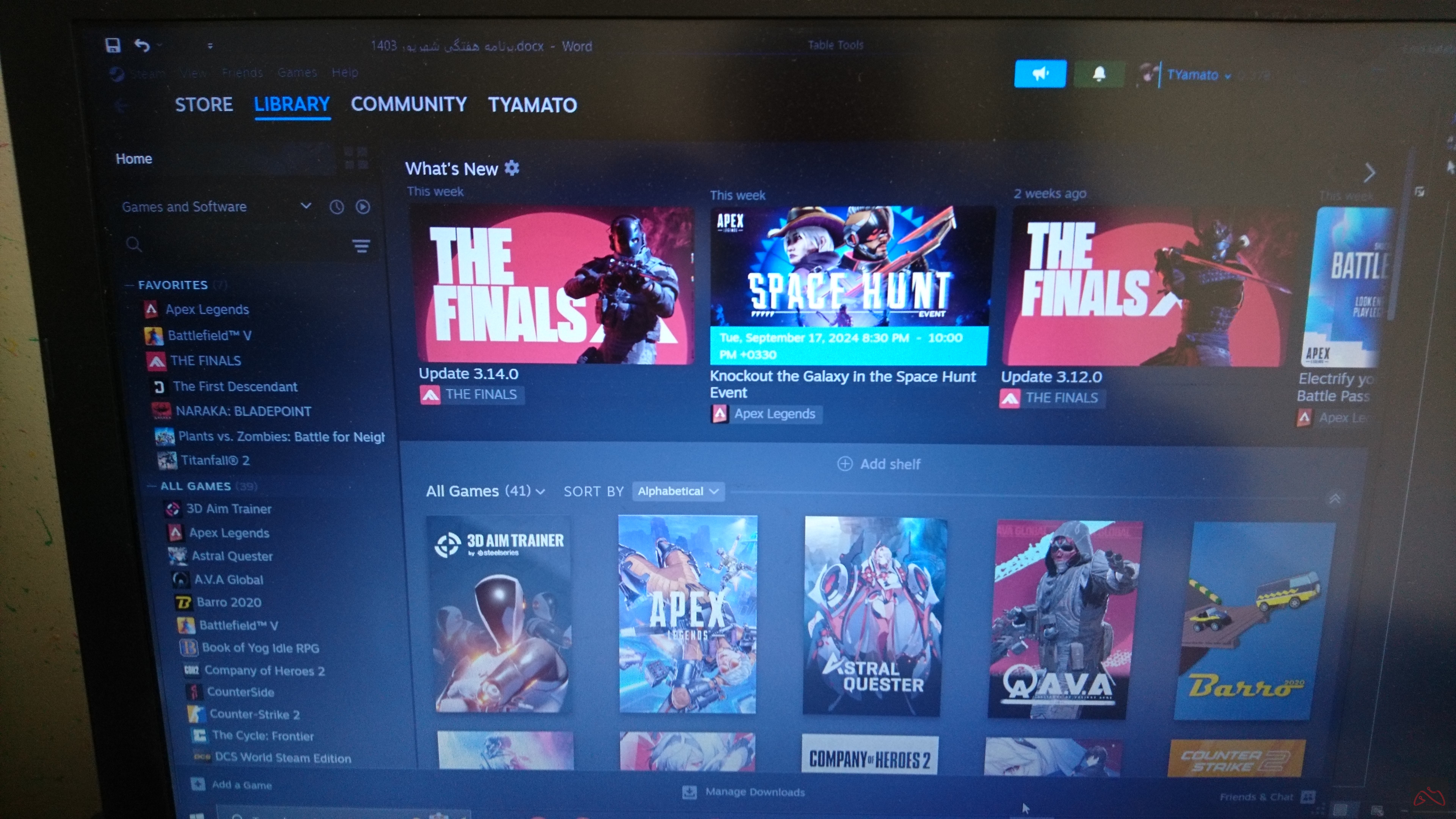 اکانت استیم (Steam) با چندین بازی