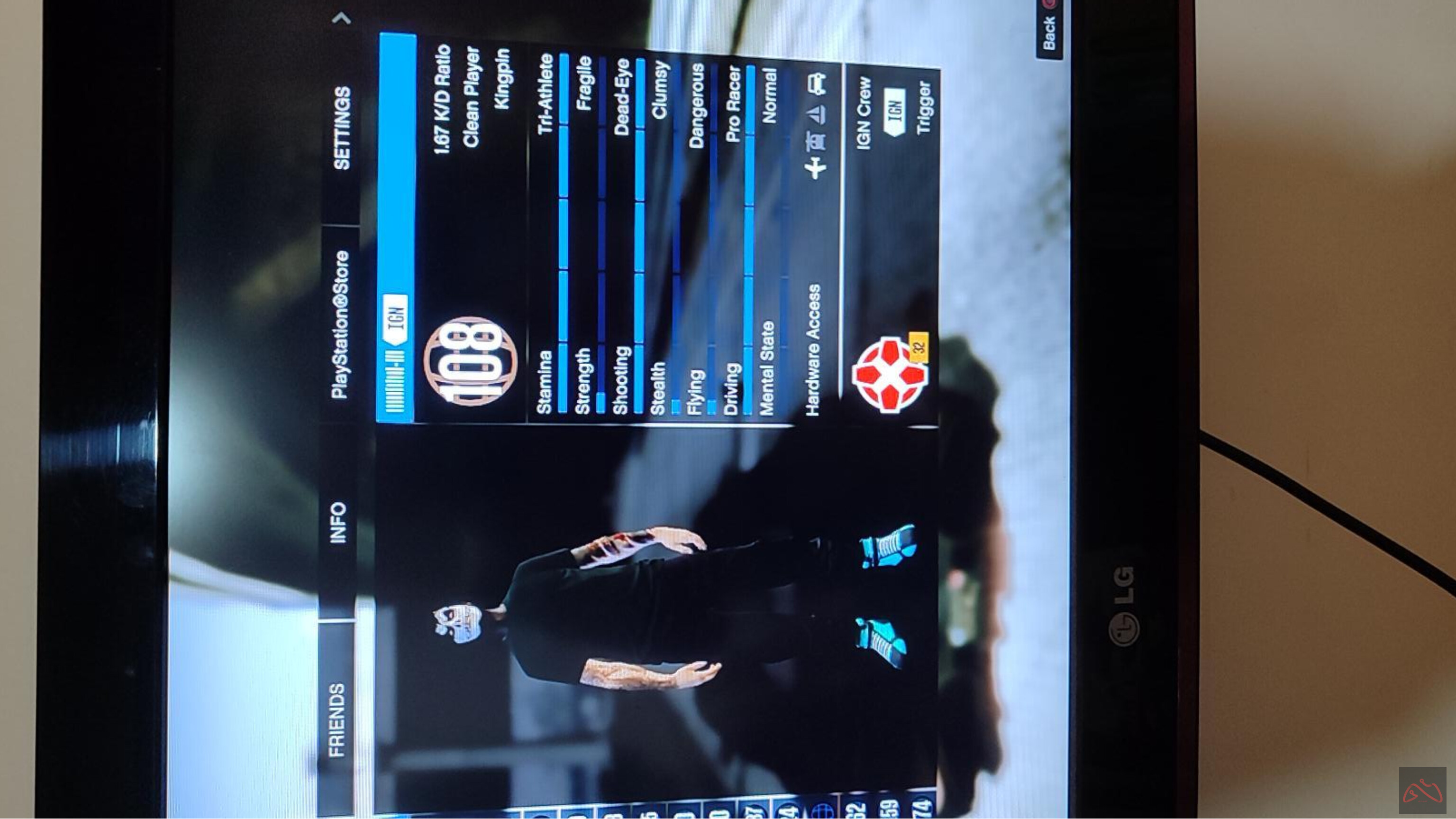 اکانت بازی جی تی ای انلاین PS4 ظرفیت 2