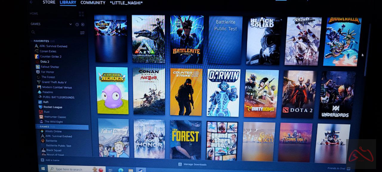 فروش اکانت استیم با کلی بازی