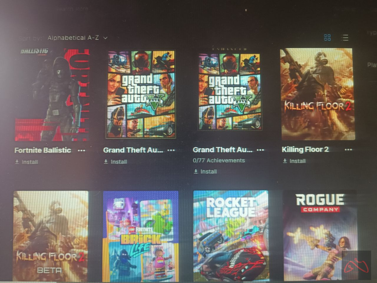 اکانت اپیک گیمز GTA V و....