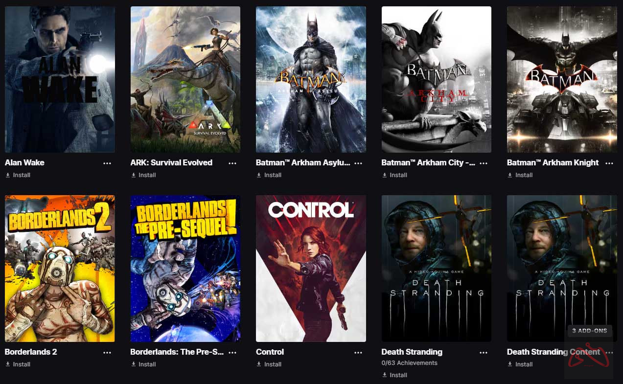 اکانت اپیک گیمز