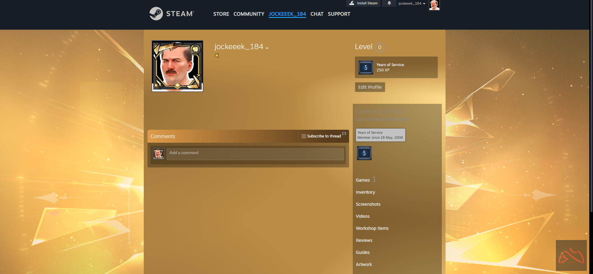 اکانت 17 ساله استیم