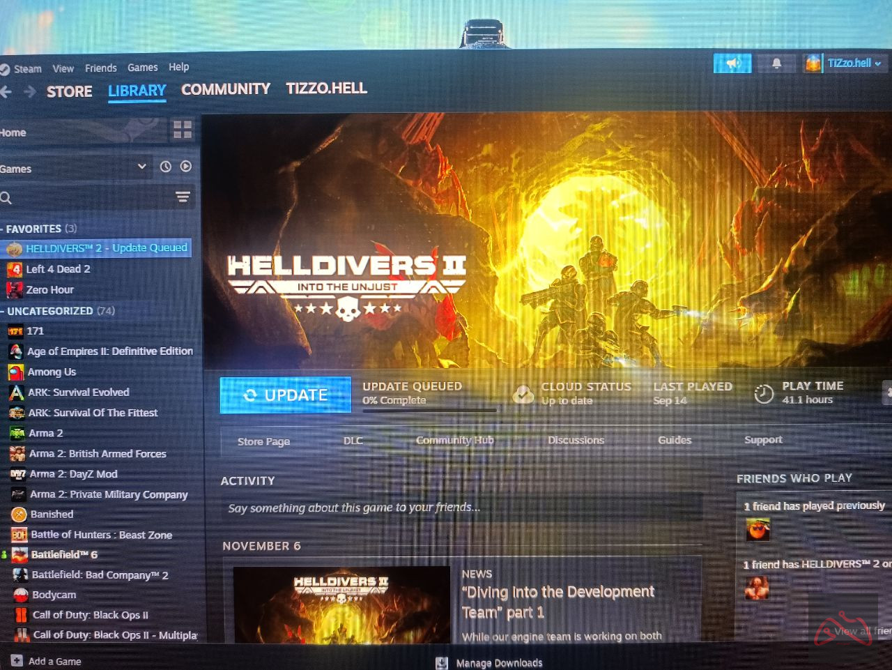 اکانت استیم helldivers2