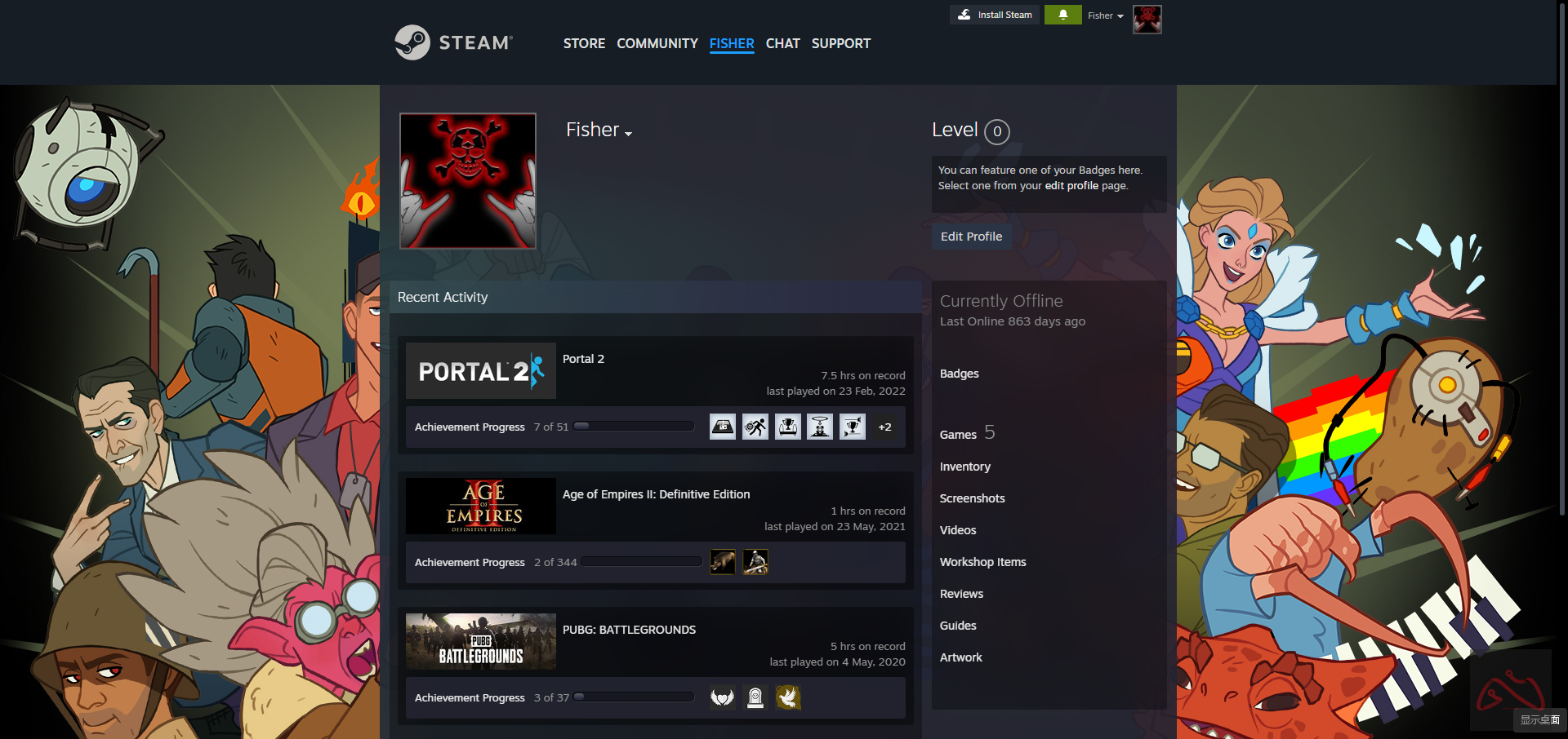 اکانت پابجی پلاس (PUBG PC) تحت استیم