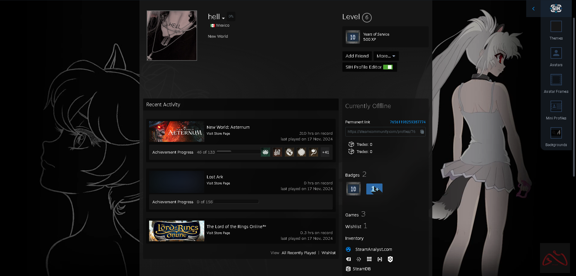 اکانت استیم NEW WORLD: AETERNUM