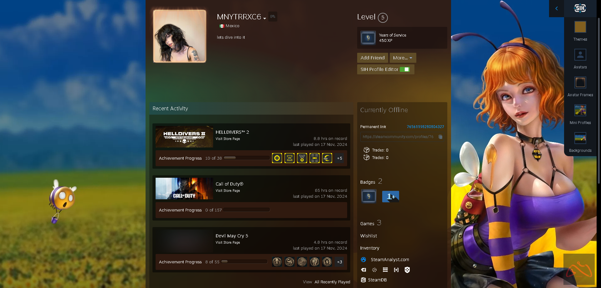 اکانت استیم HELLDIVERS 2 و DEVIL MAY CRY 5