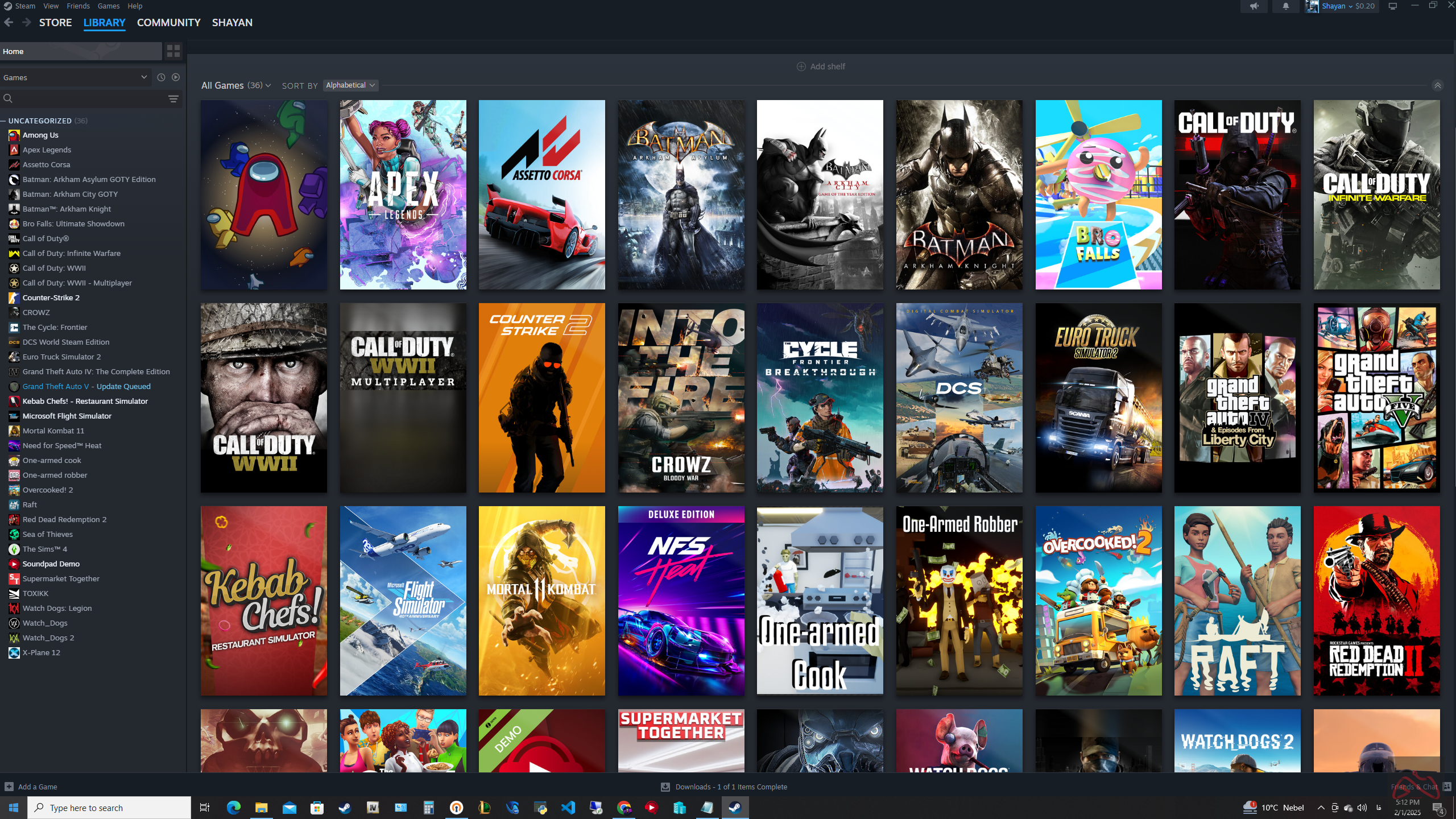 فروش اکانت استیم