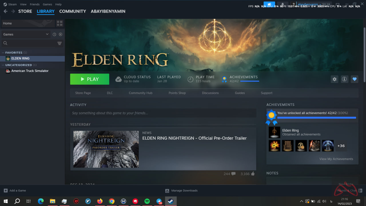 Steam Elden ring Shadow of the erdtree