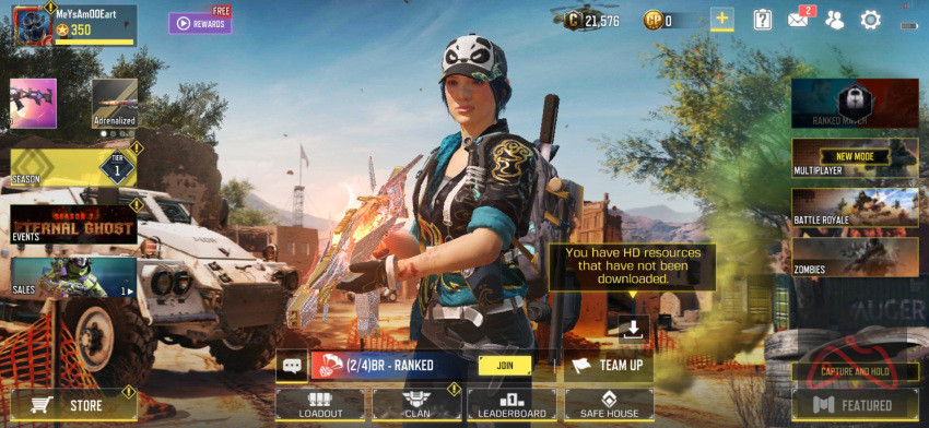 اکانت کالاف موبایل