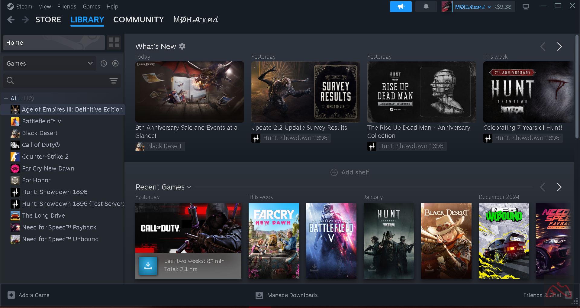اکانت اسیتم با بازی های جذاب