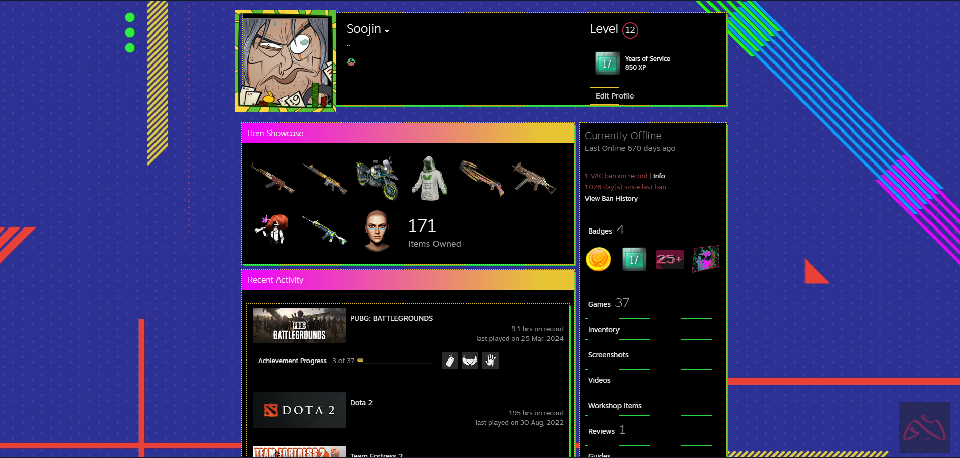 اکانت 17 ساله استیم دارای بازی ARK: Survival Evolved