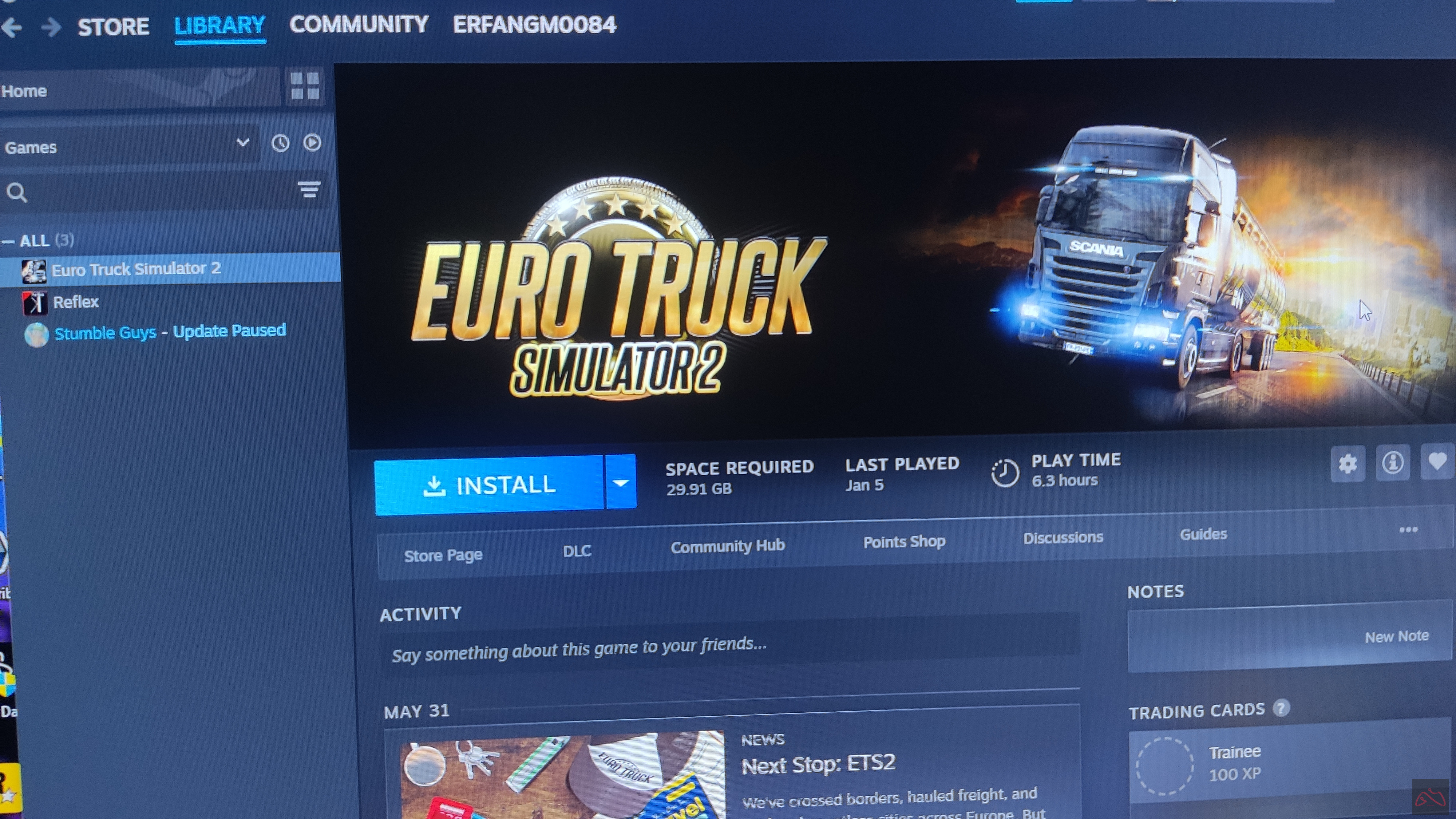 اکانت استیم یورو تراک ۲